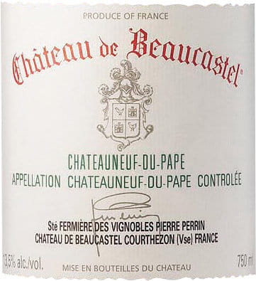 BEAUCASTEL (château de)